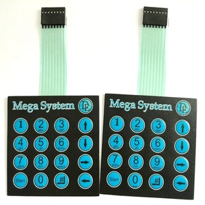 Bàn Phím Công Tắc Màng 12 Vòm Kim Loại Nút Bấm Nhanh Trực Tiếp Từ Nhà Máy Bàn Phím <span class=keywords><strong>PCB</strong></span> Ma Trận 3*4 3X4 - Product Image 3