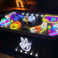 Table de beer pong portable CFORBETTER avec cadre en aluminium pliable et trous pour gobelets, pour l'extérieur, PJYXZ-010