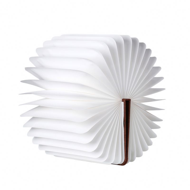 Портативный ночник с гравировкой на заказ, светодиодный магнитный складной деревянный ночник с зарядкой от USB, настольная лампа, подарок для домашнего декора