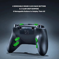 Razer Raiju V3 Pro Wireless Gaming Esports Controller Joystick Tombol Belakang yang Dapat Diatur Ulang HyperSpeed Gamepad untuk PS5 PC