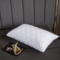 Taie d'oreiller respirante et imperméable 100 % coton, motif cœur tissé matelassé, style vintage, personnalisable, gravée au laser, pour hôpital