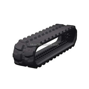 Rail en caoutchouc de lien de voie de chaîne en caoutchouc de train d'atterrissage d'excavatrice - Product Image 3