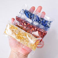 Prix de gros 5-8 mm Gravier de cristal naturel, Cristal de quartz clair, Copeaux de quartz rose pour artisanat et décoration