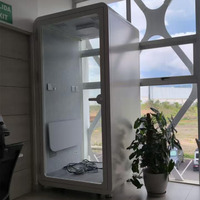 PYinC |   Cabine de bureau et cabine téléphonique avec matériau insonorisant écologique multicouche, offrant une excellente isolation acoustique.