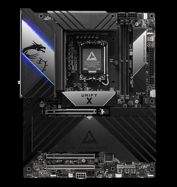 All-new MEG Z890 Unify-X Motherboard, ATX Supports Intel Core Ultra Processors (Series 2), LGA 1851 110A SPS, DDR5