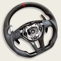 Accessoires de voiture de roue en acier de fibre de carbone pour Mercedes Benz classe C W204 C63 W212 W218 W207 W172 GLC C63 A45 volant