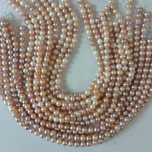 ไข่มุกน้ำจืดเกรด AA ขนาด 7.5-8.5 มม. สีลูกกวาด คุณภาพดี รูปทรงธรรมชาติ ราคาขายส่ง - Product Image 2