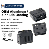 Dashcam Kustom Desain Unik Struktur Rumah yang Kompleks Bahan Zamak ADC12 Basis Kamera yang Dapat Dipakai di Badan  Die-casting Paduan Seng-Aluminium