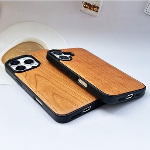 Coque de téléphone en bois nature ultra mince pour iPhone 16 étuis de téléphone portable en bois - Product Image 4