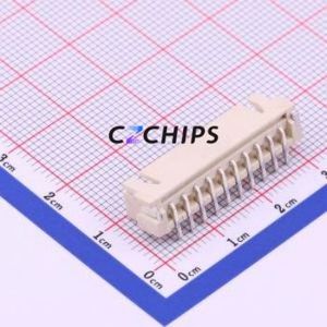 2.54-10P-LT Wire-to-Board Pin Header SMD,P=2.5mm Connector 1x10P 2.5mm Vertical Mount XH - Product Image 2