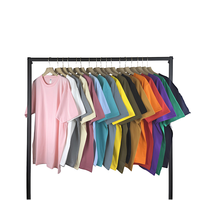 Kaus pria katun 100% OEM/ODM kaus polos uniseks kualitas tinggi dengan pola cetak Logo kustom
