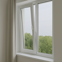 Modernes Aluminium-Dreh-Kipp-Fenster in Maßanfertigung mit Thermischer Trennung für Haus und Villa Inneneinrichtung