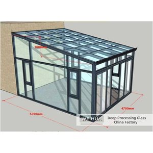 Panneau de double vitrage en verre isolé Serre durable Ménage vert à faible teneur en carbone Respectueux de l'environnement - Product Image 1