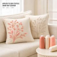 Fil à broder en nylon pour point de chaînette et broderie à la main 36S 2 plis 265 couleurs 1500m Vente en gros