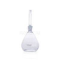 Pycnomètre de laboratoire RONGTAI Fabrication en Chine Bouteille/pycnomètre à gravité spécifique de haute qualité de 25ml