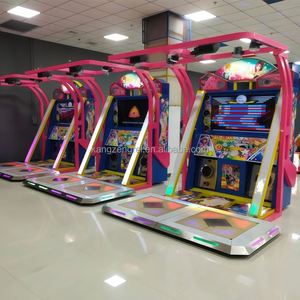 เครื่องเล่นเกมเต้นรำอิเล็กทรอนิกส์ "Shining Century" แบบหยอดเหรียญขนาดใหญ่ ระบบตรวจจับการเคลื่อนไหวแนวอนิเมะซิตี้ - Product Image 6