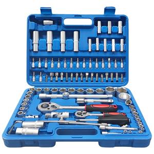 New Upgraded Version 94-piece Socket Set Auto Repair <b>Tool</b> Set Various Models Of Ratchet Torque Wrench Combination Set - Product Image 5
