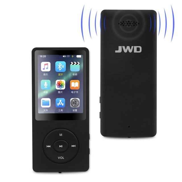 Mp4 Player 2.4" Screen Portable Music Player with Speaker Lossless Sound with FM Radio, Voice Recorder, Supports up to 128GB