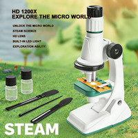 Ensemble de microscope STEM Explorer pour enfants Ept |   Amplification 1200X |   Kit scientifique complet pour les enfants de 6 ans et plus