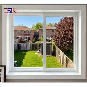 Panel de Ventana Corredera de PVC para Cavidad de Pared, Funcionamiento Suave, Rotura de Puente Térmico, Triple Acristalamiento para Extensión de Casa Moderna - Product Image 1