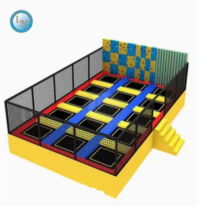Trampoline d'intérieur robuste et coloré pour enfants LINO avec garantie de 12 mois pour le fitness, le saut et l'utilisation en groupe - Product Image 2