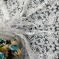 Tissu Vintage en dentelle pour enfants, 2023, Design de nœud de noix de coco, tissu français pour la couture