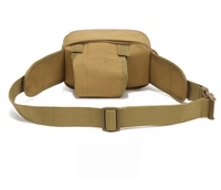Sac banane tactique Oxford 600D, sac de taille EDC multi-poches, ceinture réglable, pochette utilitaire pour le camping et la randonnée en plein air