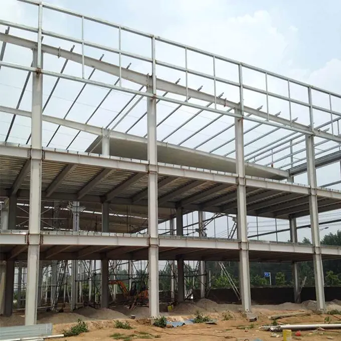 Sản Xuất Tại Trung Quốc Chi Phí Thấp Đa-Tầng Prefab Cách Điện Kim Loại Ốp Thép Hội Thảo Đơn Vị Với Văn Phòng Xây Dựng