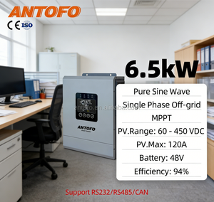 UPS en Línea de Alta Frecuencia de 48V 6.5kW, 120A 60Hz, Monofásico, Onda Sinusoidal Pura, Gran Venta - Product Image 1