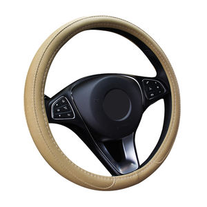 Couverture de <span class=keywords><strong>volant</strong></span> de voiture de luxe GM 38 Cm personnalisé en cuir véritable sport bonne qualité accessoires de sport universels pour la voiture 50 pièces - Product Image 2