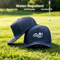 Casquette de golf à séchage rapide, hydrofuge, respirante, perforée au laser, casquette de sport pour le golf, la randonnée et les voyages