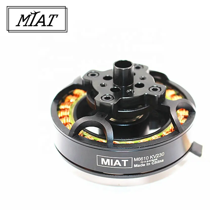 MIAT M6610 kv230 w 24 volt motores elctricos مجموعة محرك بدون فرش مع 3 48 w دفع للطائرة بدون طيار