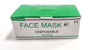 Usa e getta <span class=keywords><strong>3</strong></span> Strati di Tessuto Non Tessuto Respirazione Faccia Comodo Scudo Di Sicurezza di Protezione Maschera per Il Viso - Product Image 5