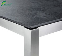Table de café en HPL compact pour l'extérieur, mobilier de maison moderne, table à manger portable 12MM