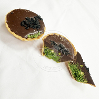 Coupe de chocolat Bigtu TikTok Dubai populaire avec confiture de cône croustillant à la pistache à la crème-forme solide incluse