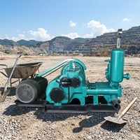 Pompe à boue alternative légère BW80-3 à entraînement électrique pour l'échantillonnage géologique, l'étude des sols et les mini-plateformes d'exploration