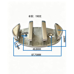 Stainless Steel Boat Chock 87.75Mm For <b>Marine</b> <b>Hardware</b> Replacement - Product Image 1