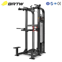 Brightway Estación Comercial de Selección de Pesas con Sistema de Asistencia para Dips/Chin-ups, Máquina de Dominadas de Alta Calidad