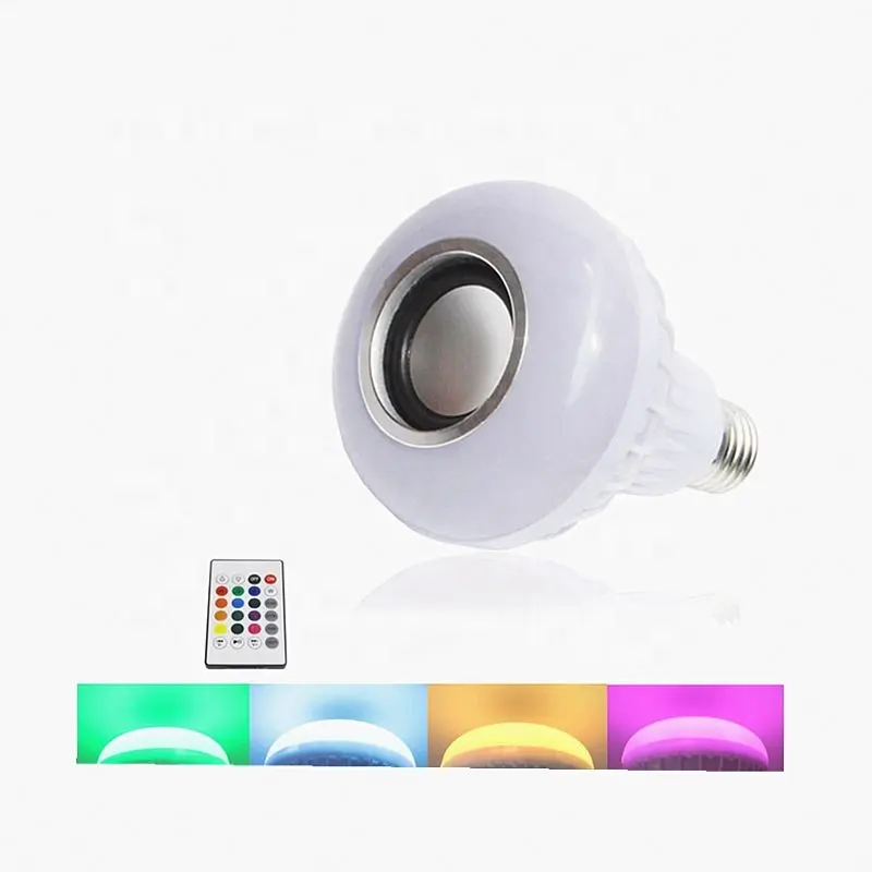 Từ Xa Không Dây 4.0 Loa Thông Minh LED Ánh Sáng Ban Đêm E27 RGB LED Ánh Sáng Bữa Tiệc Âm Nhạc Bóng Đèn/Âm Nhạc Chơi Chiếu Sáng Đèn