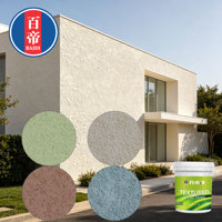 Pintura Acrílica Elástica Texturizada para Uso en Exteriores y Muebles, Revestimiento Líquido para Aplicar con Brocha