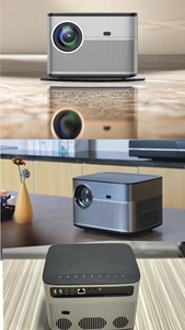 โปรเจคเตอร์ LED 4K คุณภาพสูง ระบบแอนดรอยด์ 9 แบบพกพา ฉายแสงดาวกลางคืน HTP Q8 LCD วิดีโอโปรเจคเตอร์ Q8 - Product Image 2