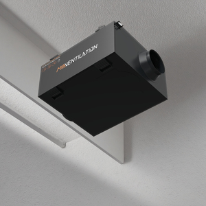 1000m ³/h potente sistema di aria fresca da soffitto con HEPA H13 e ionizzatore negativo | Combatte gli odori di umidità, muffa e muffa - Product Image 1