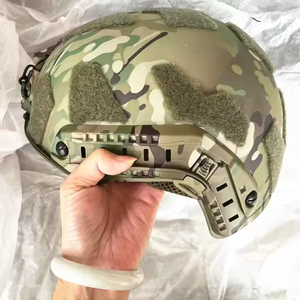 Casco Tattico MICH IIIA Mimetico, Casco Balistico Rapido con Sistema Wendy in <span class=keywords><strong>PE</strong></span> Aramidico per Addestramento - Product Image 2