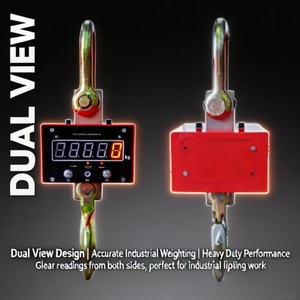 Báscula Digital Inalámbrica para Grúa de 5t, 10t, 20t OCS para Uso Industrial Pesado, Báscula Colgante Remota con Pantalla LCD, OEM/ODM - Product Image 3