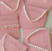 Cartes de Présentation de Bijoux pour Boucles d'Oreilles et Colliers, Papier Spécial Imprimé en Couleur, Logo Personnalisé, Vente en Gros Direct Usine