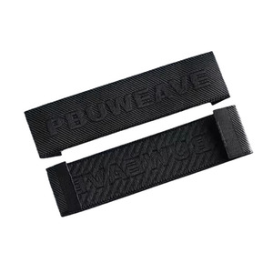 Étiquettes tissées personnalisées en coton biologique <span class=keywords><strong>avec</strong></span> <span class=keywords><strong>logo</strong></span> 3D, thermocollantes, pour le soin du cou, à <span class=keywords><strong>coudre</strong></span>, pour vêtements - Product Image 3