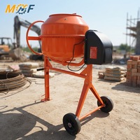Machine à béton miniature OEM ODM de 70 à 280 litres, 220 V, portable, légère, électrique, petite machine à mélanger le ciment