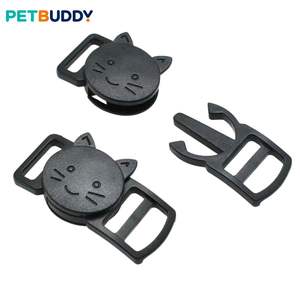 Hebillas de Seguridad de Plástico con Cabeza de Gato de 3/8\" y 10 mm para Collar de Gato - Product Image 3