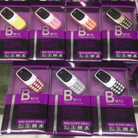 Téléphone Portable Mobile BM10 de Poche Minuscule, Clavier MP3/4, Double SIM, Bluetooth, Plus Petit Téléphone au Monde Débloqué L8Star BM10 Mini Téléphone