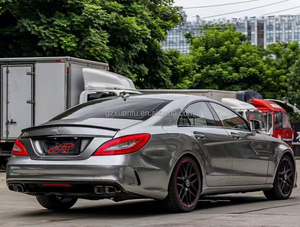Aile arrière de coffre en Fiber de carbone Style C218 AMG pour Mercedes Benz W218 CLS350 63 500 kit de carrosserie de becquet arrière - Product Image 5